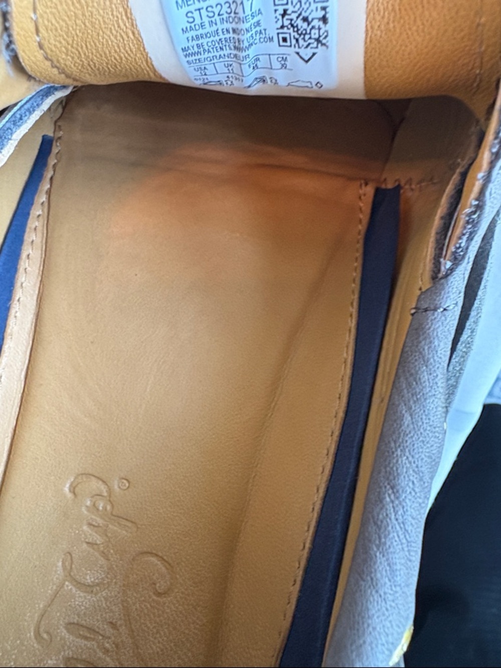 Sperry - Gold Cup Authentic Original 2-Eye Soft Leather Boat Shoe - Size 12 - Picture 3 of 4